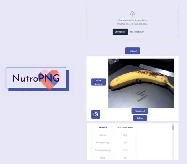 NutroPNG banana detection